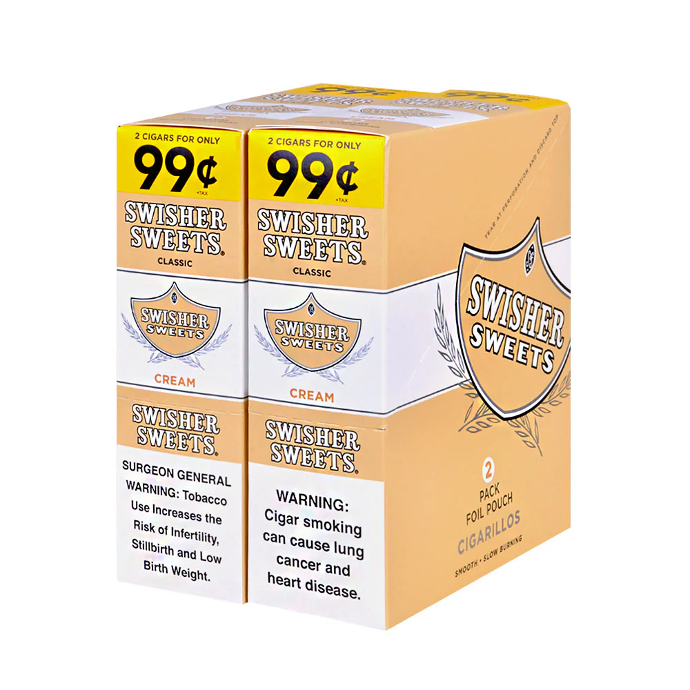Swisher Sweets Cream Cigarillos 99 cent box