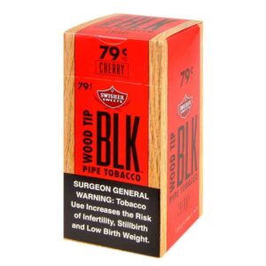 Swisher Sweets Wood Tip BLK, Pre-Priced 79c box of 25 Cigars, Cherry