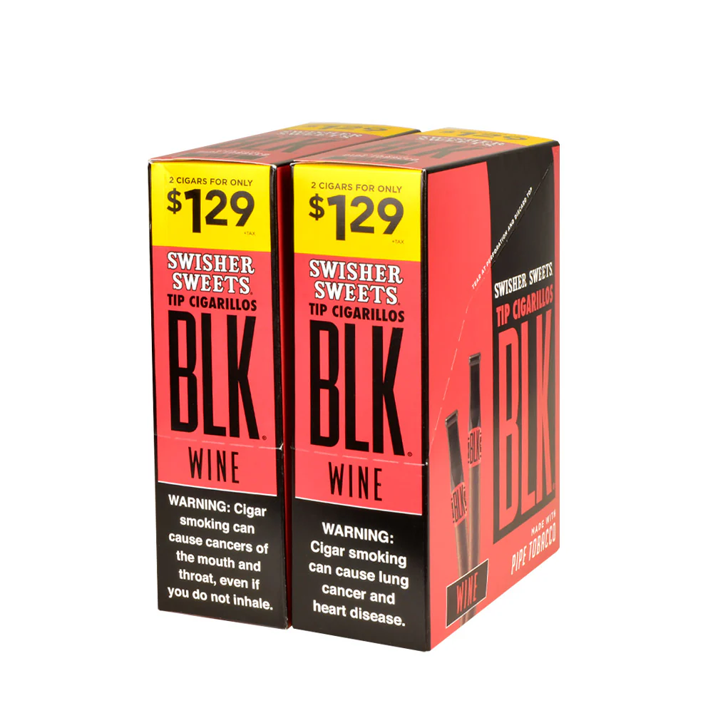 Swisher Sweets Wine BLK 1.29 box