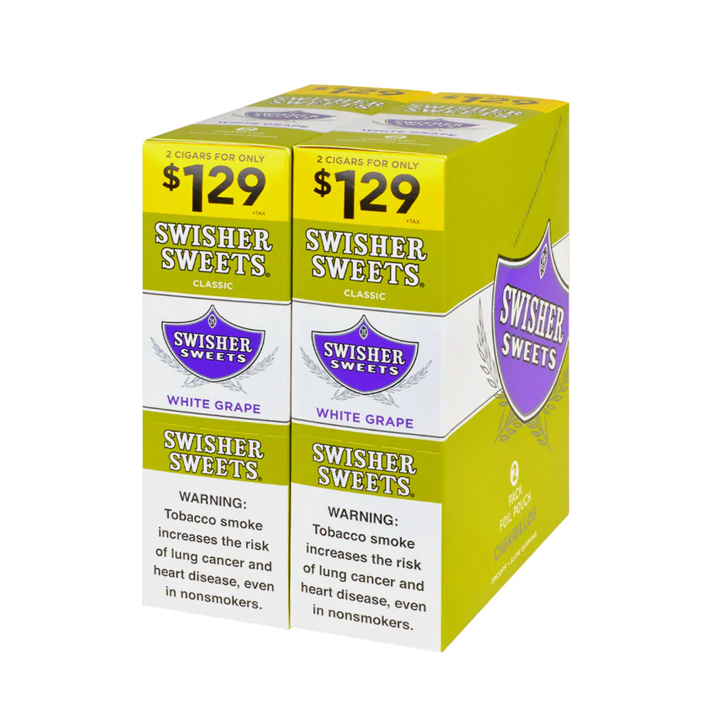 Swisher Sweets White Grape Cigarillos 1.29 box