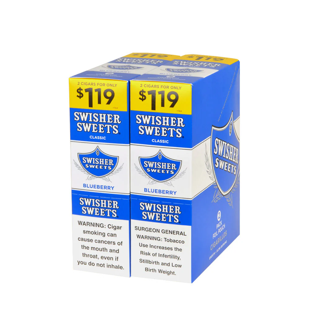 Swisher Sweets Blueberry Cigarillos box