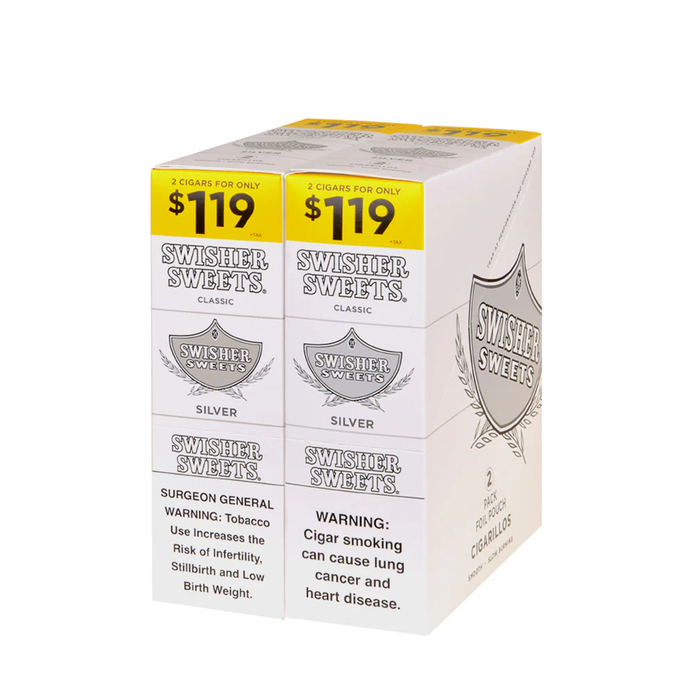 Swisher Sweets Silver Cigarillos 1.19 box