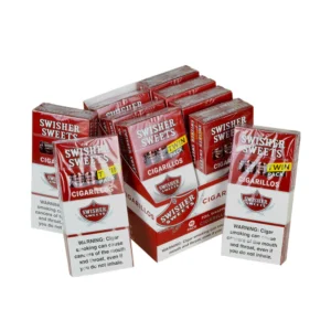 Swisher Sweets Twin Cigarillos 10 Packs of 10 Cigars, 100ct Regular