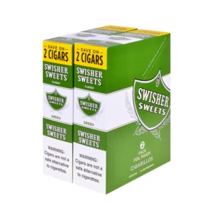 Swisher Sweets Cigarillos 30 Packs of 2 Cigars Green Sweet