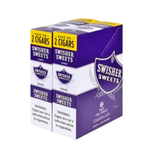 Swisher Sweets Cigarillos 1.49 Pre Priced 30 Packs of 2 Cigars Grape