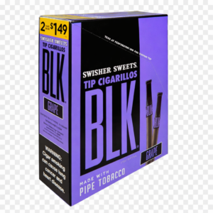 Swisher Sweets BLK Tip Cigarillos 2 for $1.49 Grape 15 pouches of 2