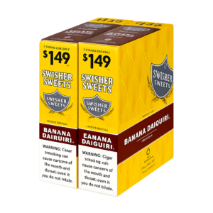 Swisher Sweets Cigarillos 1.49 Pre Priced 30 Pouches of 2 Banana Daiquiri