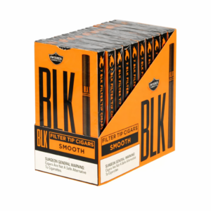 Swisher Sweets Tip Cigars BLK 10 Packs of 7 Cigars Smooth