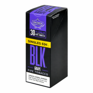 Swisher Sweets Tip Cigarillos BLK Pre Priced 69¢ Pack of 30 Cigars Grape