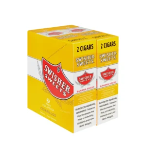 Swisher Sweets Cigarillos 30 Packs of 2 Cigars Banana Smash