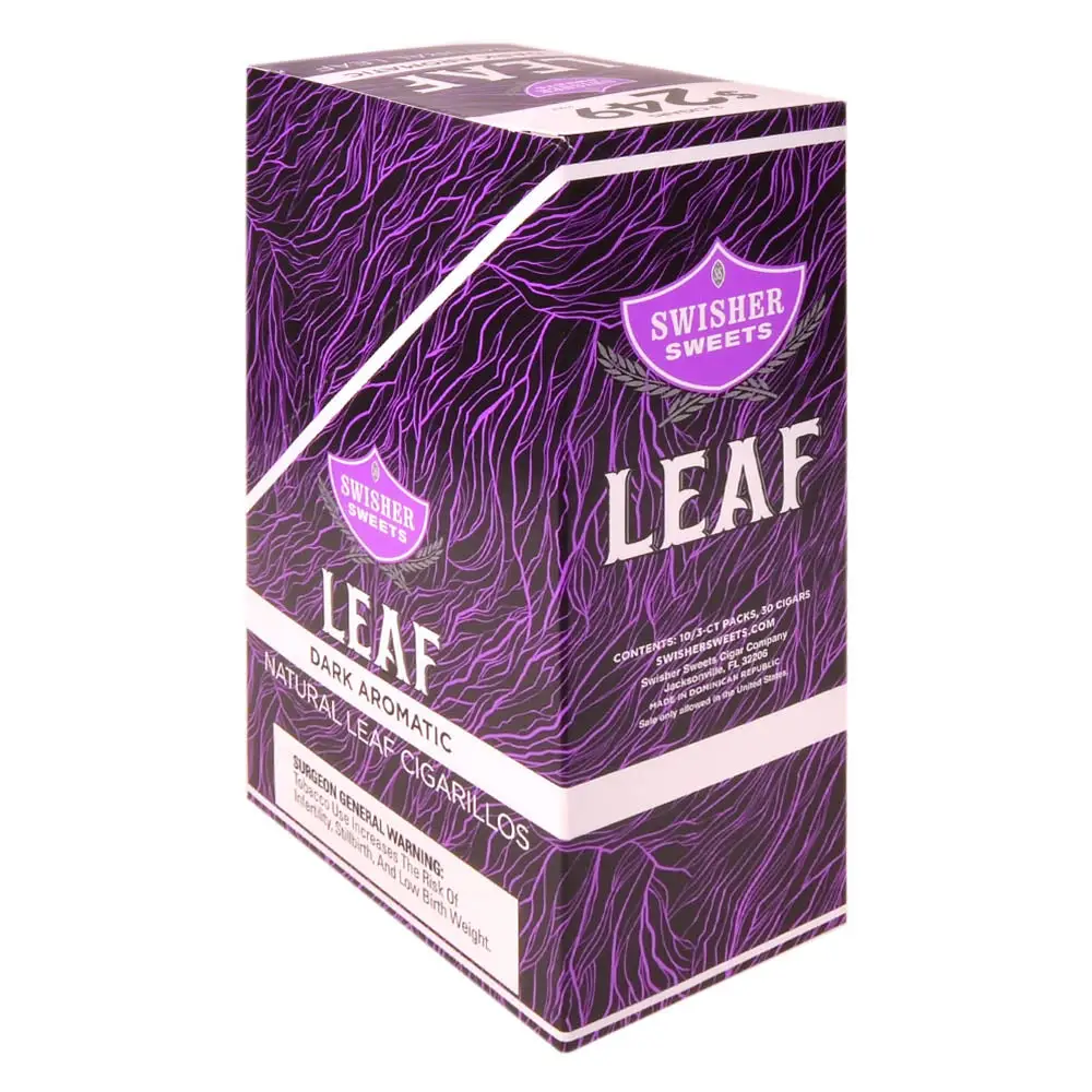 Swisher Sweets Dark Aromatic Leaf box