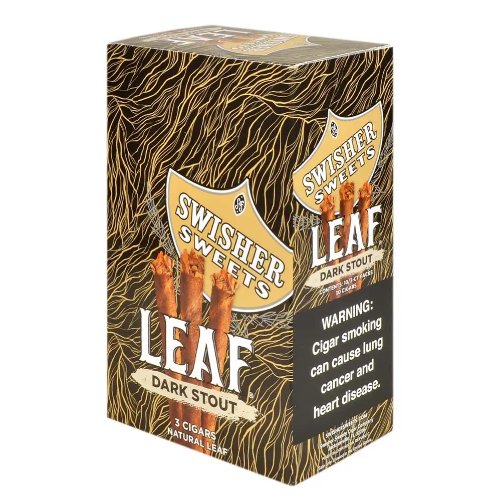 Swisher Sweets Dark Stout Leaf 3 for 2.19 box