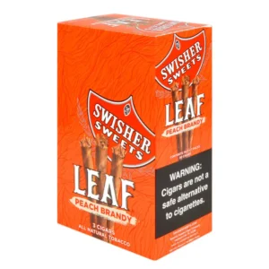 Swisher Sweets Leaf 3 for $2.49 Pack of 30 Peach Brandy