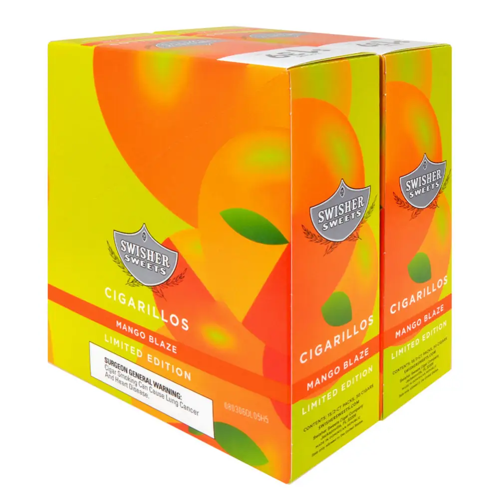 Swisher Sweets Mango Blaze Cigarillos box