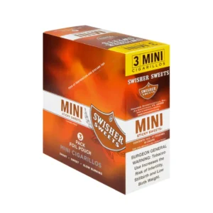 Swisher Sweets Mini Cigarillos 3 for 2 Sticky Sweets 15 Pouches of 3